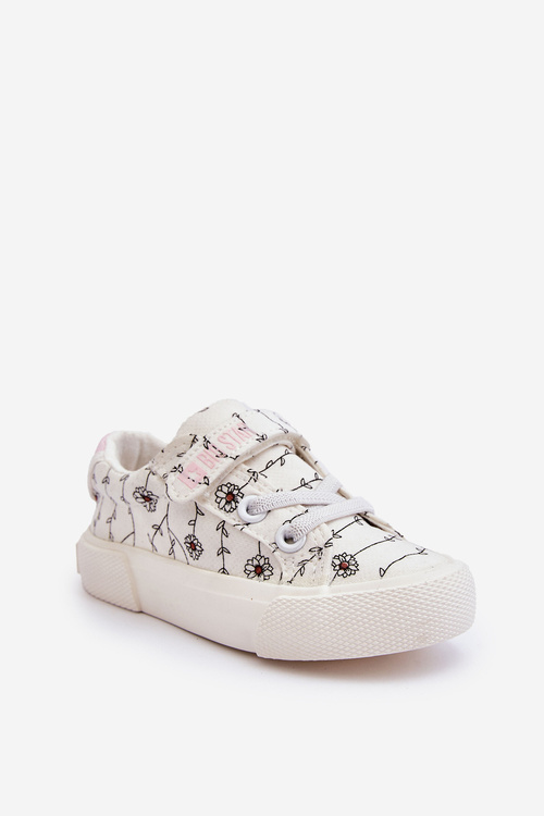 Dětské Textilní Tenisky BIG STAR JJ374102 Bílé