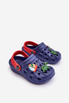 Detské ľahké penové crocs Navy modré sladkosti