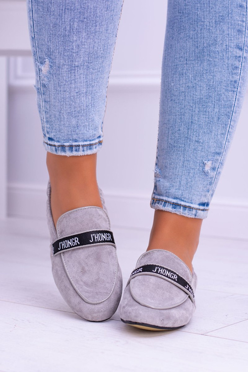 Šedá dámska mokasíny Lu Boo Horten