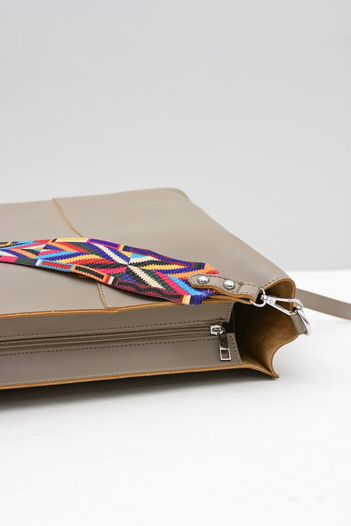 Damska Duża Torba Taupe