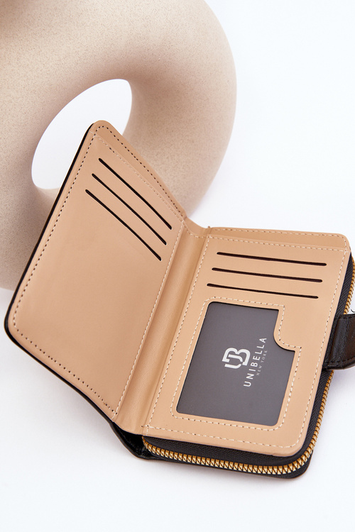 Dámská peněženka s ekokoží černá Risuna