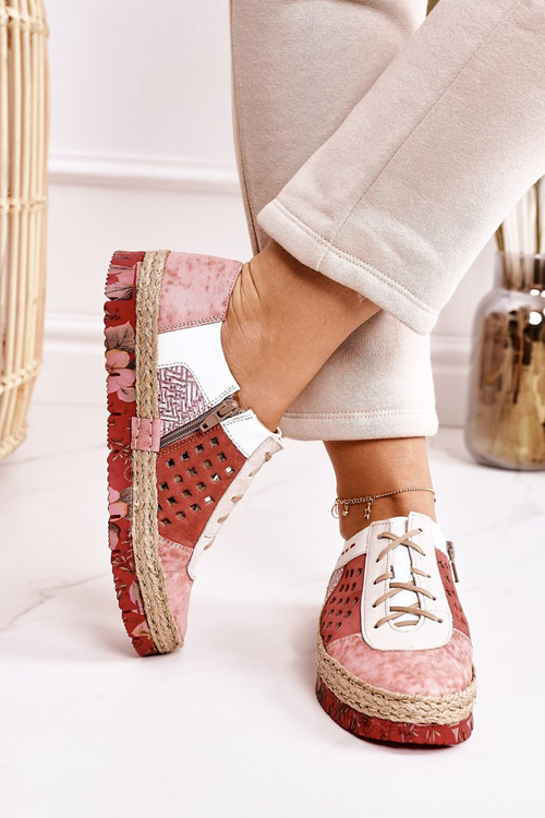 Dámske kožené topánky, Maciejka Coral 03339-43