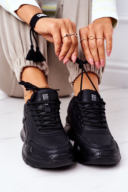Dámská Sportovní Obuv Sneakers Big Star EE274462 Černé