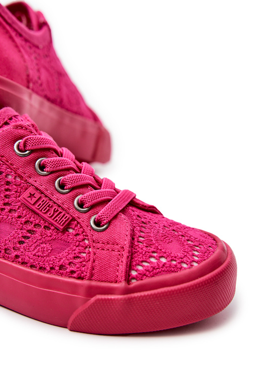 Veľká hviezda JJ374007 Pink Openwork Sneakers