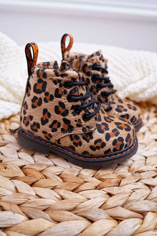 Dětské Boty Se Zipem Leopard Lilo