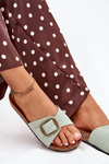 Dámske sandále s prackou na korkovej platforme mäta Zavira