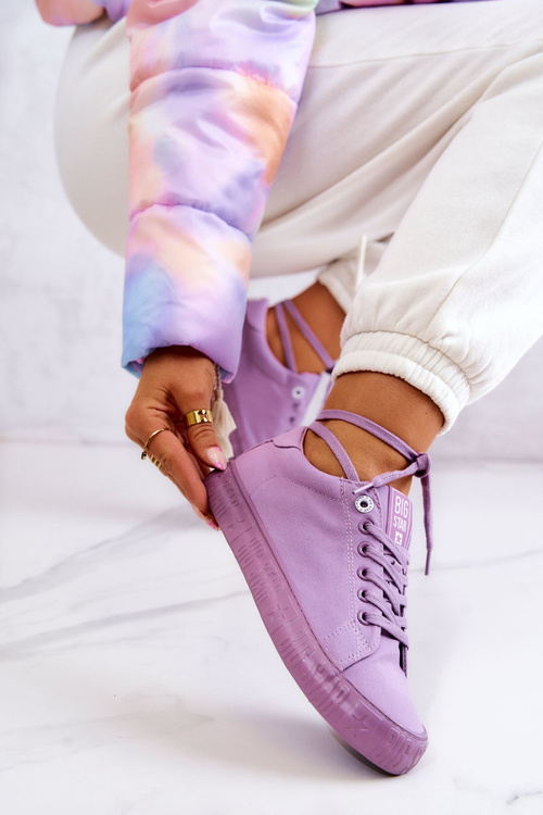 Dámske nízke tenisky Veľká hviezda JJ274416 Purple