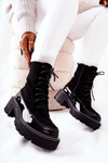 Vysoké kožené topánky na zipsu čierne solutia