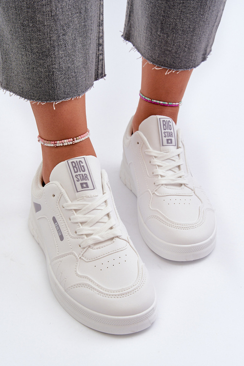 Dámské Sportovní Boty Sneakersy Big Star MM274354 Bílé