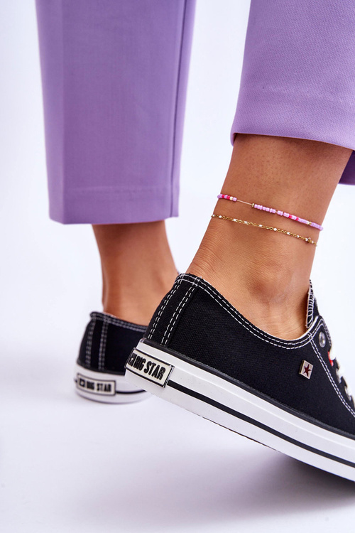 Dámska veľká hviezda T274023 Čierne tenisky