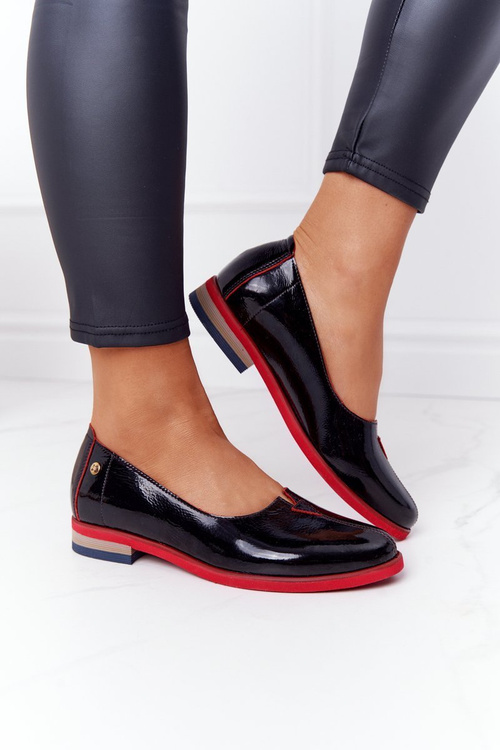 Kožené Patentové Polobotky Maciejka 05035-20 černé