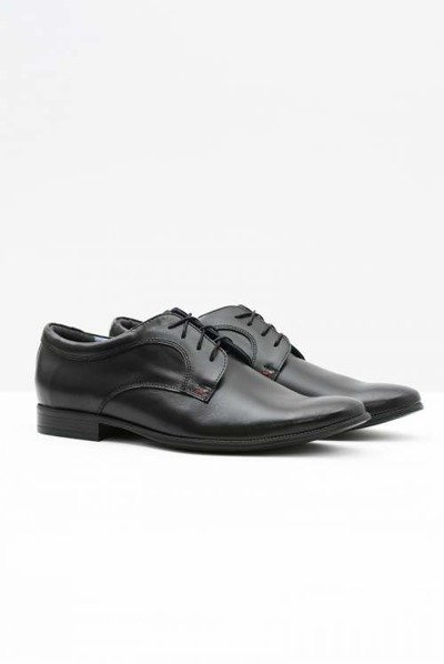 Pánské Polobotky Bednarek Elegantní Kožené Obuv Černé Gaspare