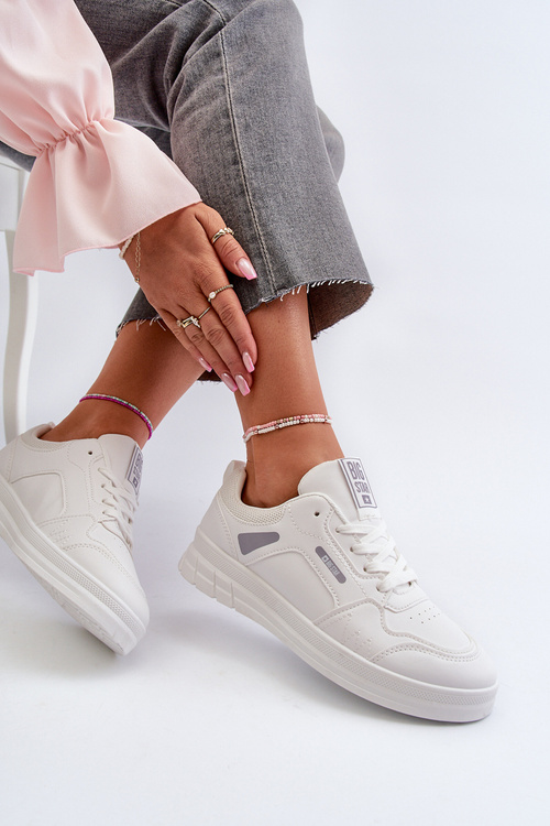 Dámske športové topánky tenisky Big Star MM274354 biela