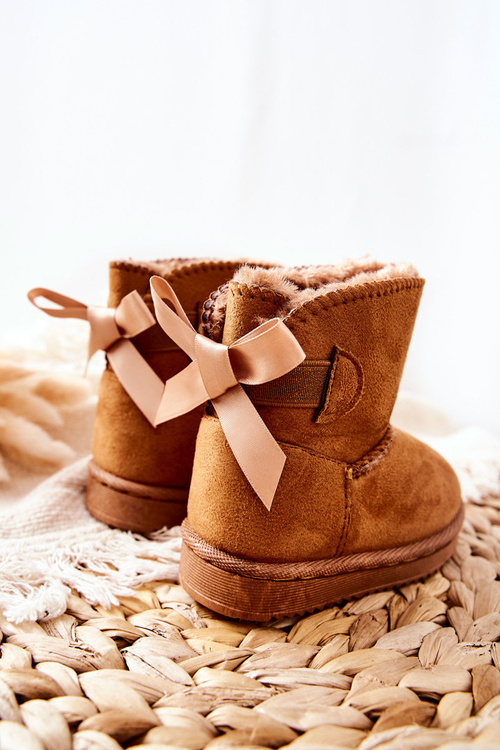 Izolované topánky pre deti snehové topánky khaki funky