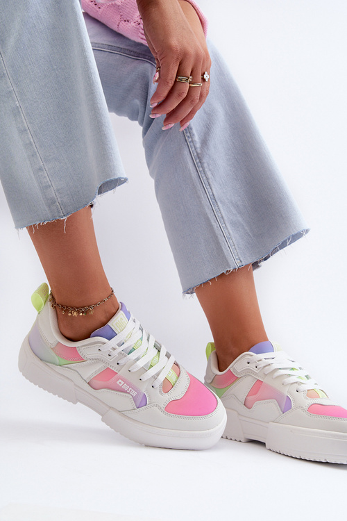 Dámské tenisky Big Star NN274359 s paměťovou pěnou systému Memory Foam v multifunkčním vzoru