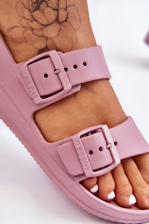 Dámské lehké sandály Big Star LL274744 Fialové