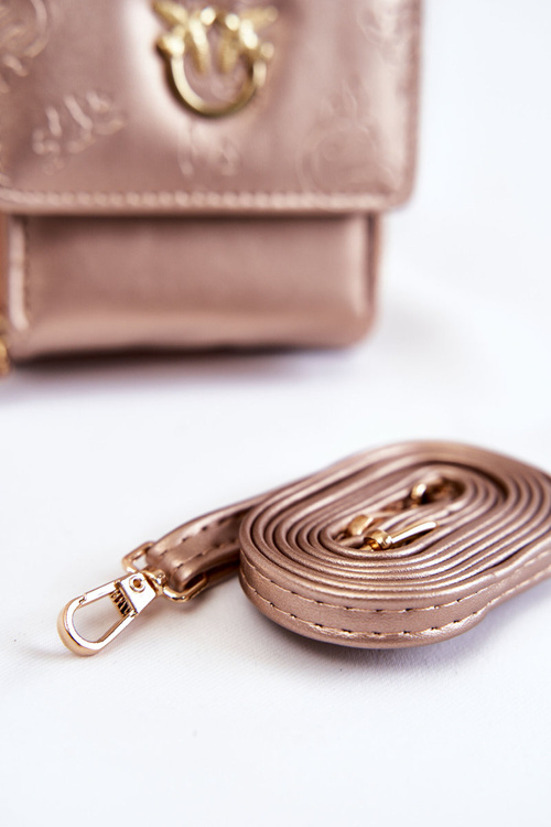 Módna kabelka portfólia 2in1 s lisovacím zlatom Savano