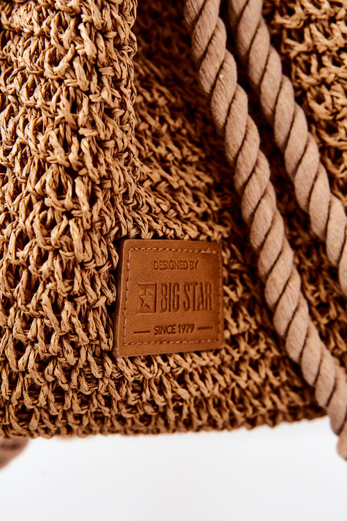 Dámska batoh veľká hviezda jj574105 béžová