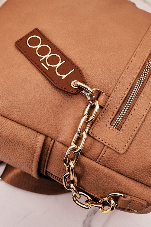 Dámska kožená batoh nobo nbag-k1800 béžová