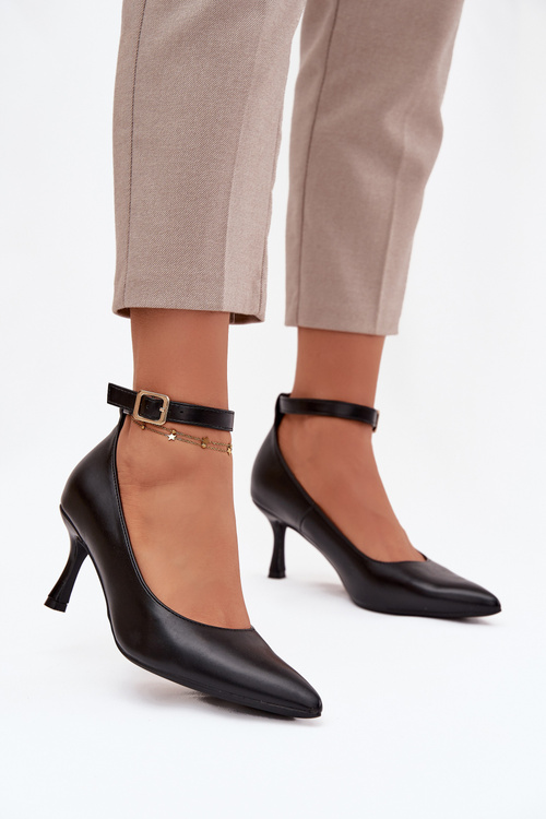 Lodičky s páskem černé Perrine