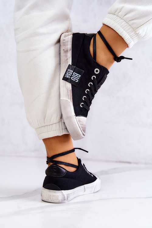 Dámské tenisky BIG STAR JJ274354 černé-Bíle