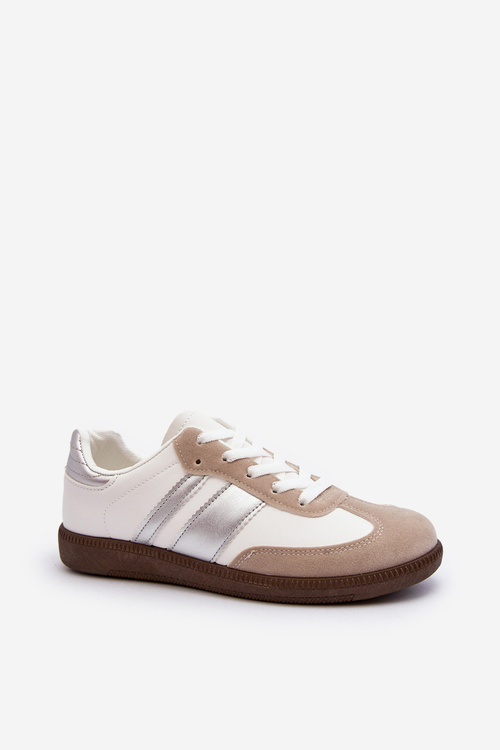 Dámske nízke športové topánky Sneakers Biele Cafala