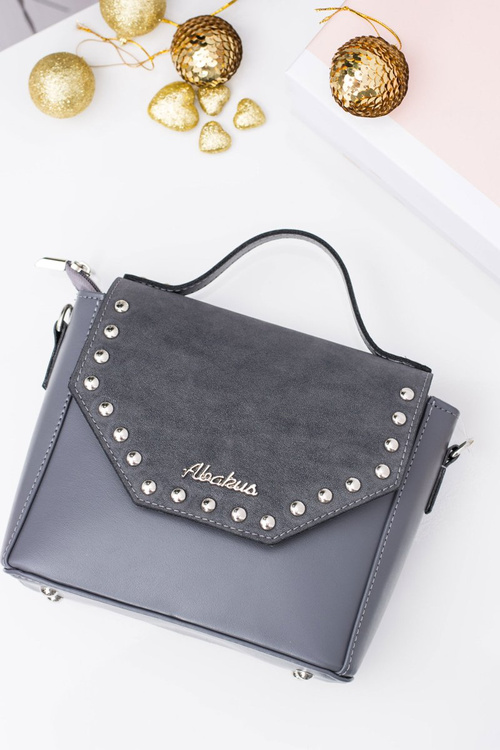 Grey Women Elegant Handbag Coffer