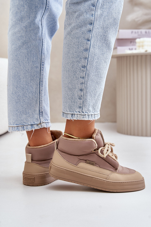 Dámské Sněhule Big Star OO274A532 Béžové