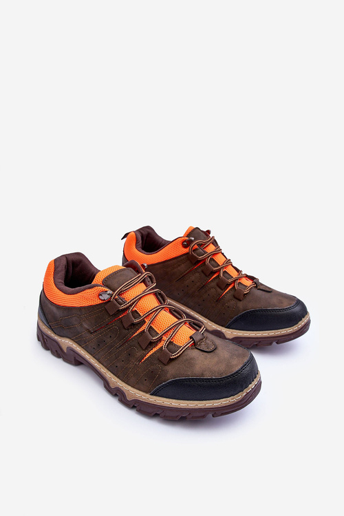 Nízké Mužské Turistické Boty Hnědé Orlando