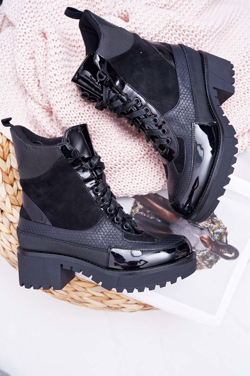 Dámské kotníkové boty černé Nemtere