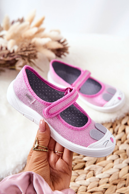 Ballerina Papcie Befado Rabbit 208x045 Pink