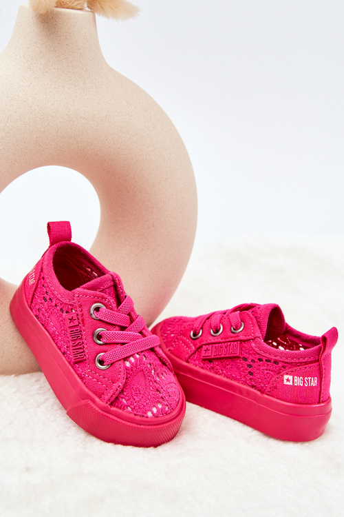 Prolamované Tenisky Big Star JJ374015 Růžové