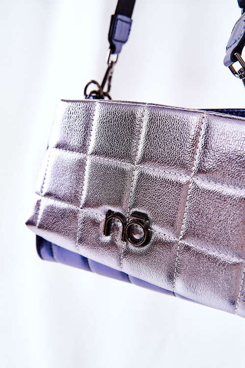 Multifunkčná prešívaná nobo nobo nobag-K1300 modrá kabelka