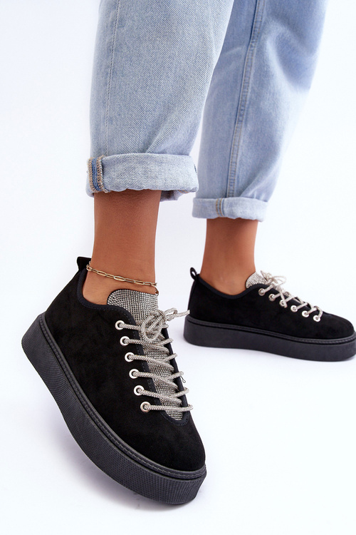 Dámské sportovní boty s džety černé Ecea