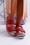 Dámske sandále na platforme Red Aurera
