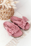 Dětské Pantofle Na Korku Práškově růžove Little Wendy