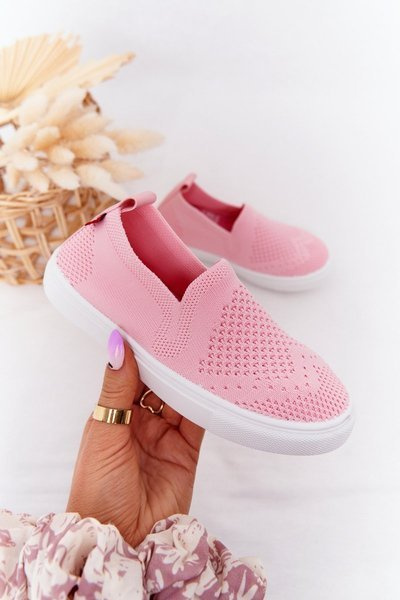 Detské sklz-on tenisky sklz-on veľkú hviezdu HH374103 Pink