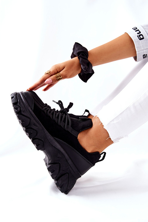 Dámská Sportovní Obuv Sneakersy Černé Miles