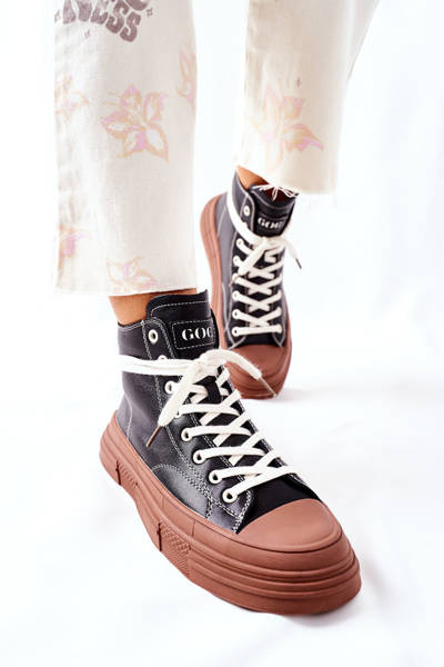 Dámské Zateplené Tenisky GOE II2N4033 Černé