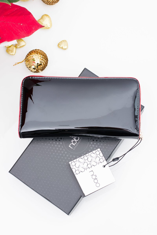 Nobo Black Lacquered Wallet