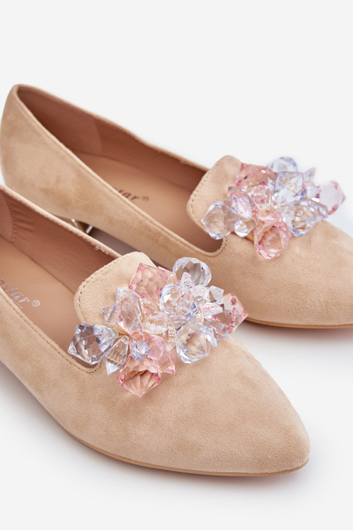 Dámske mokasíny s plochým slouanom