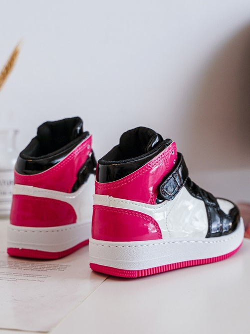 Detské športové topánky pre deti ružové a biele mlynár