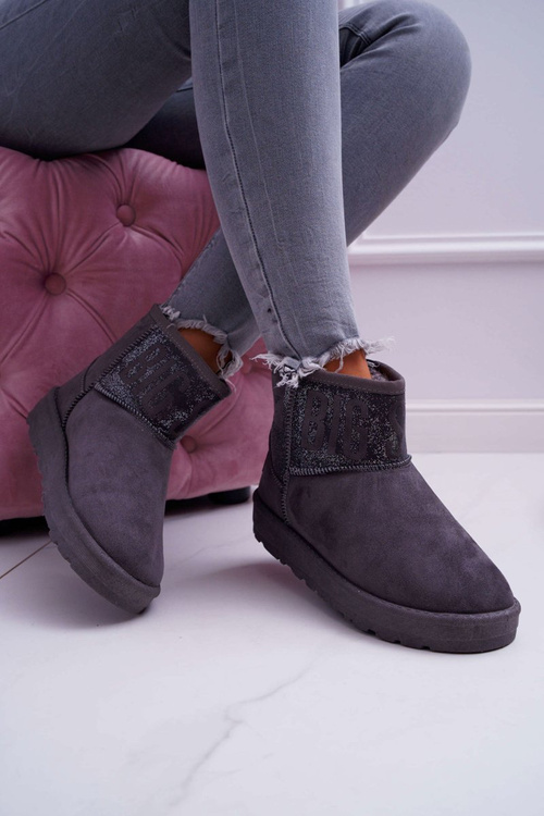 Dámské sněhule Big Star Šedé EE274262