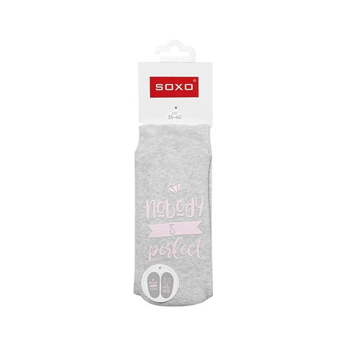 Dámské ponožky SOXO "Nobody is perfect, but i'm pretty close"