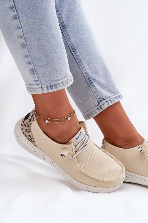 Lehké Dámské Polobotky McKeylor 96116 Béžové