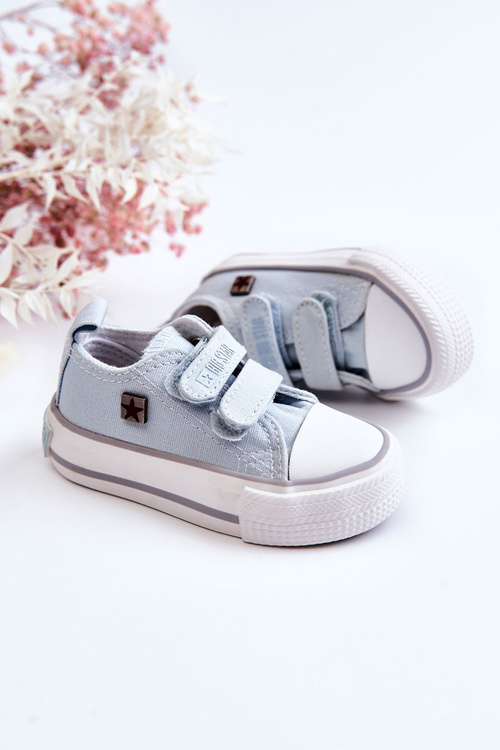 Dětské Tenisky Na Suchý Zip BIG STAR HH374204 Modrá