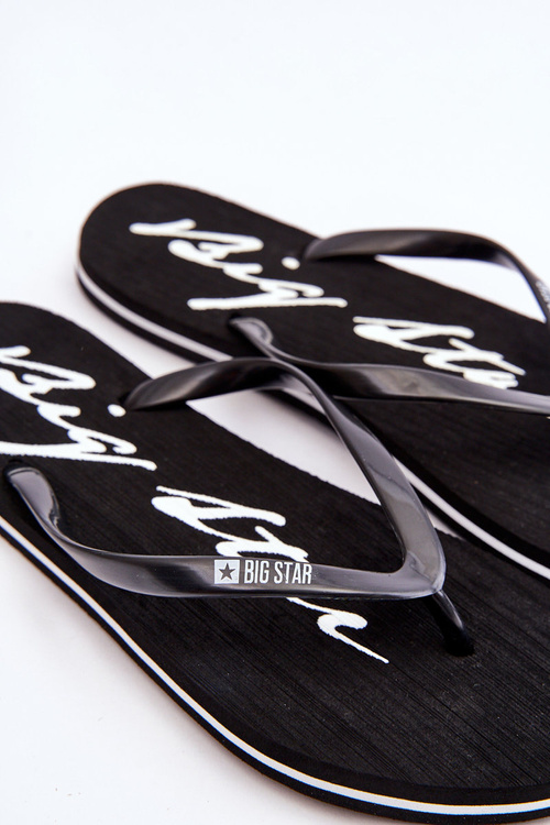 Light Women's Flip -flops Big Star LL274761 čierna