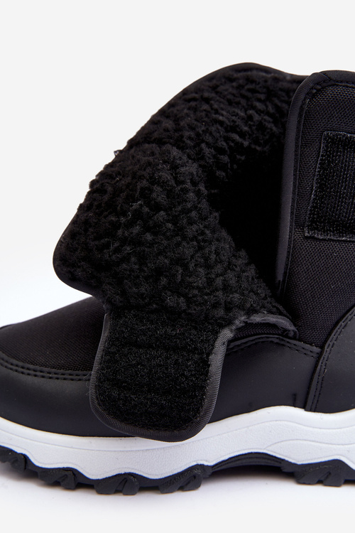 Dětské Ošetřené Sněhule Na Zip Černé Big Star MM374119