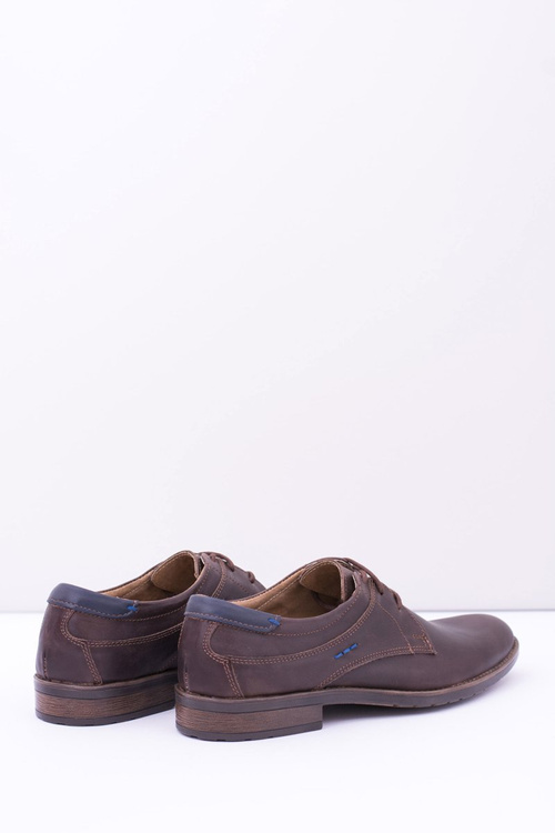 Formálne pánske kožené topánky bronz santiago