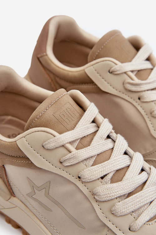 Pánské tenisky Big Star NN174067 Memory Foam System Beige